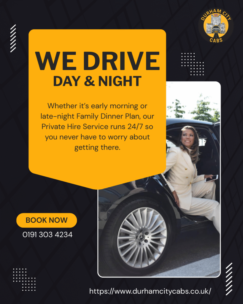 Your Ride to a Great Meal Getting Around Durham with Our Cabs